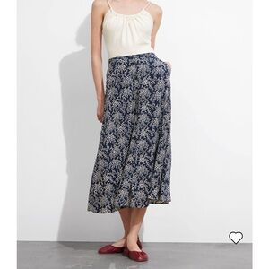 Brand New & Other Stories Buttoned A-Line Midi Skirt
